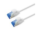 ROLINE S/FTP Patch Cord Cat.6A / Class EA, LSOH, Slim, PoE, white, 2 m