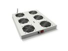 ROLINE 19" roof fan unit with 6 fans, ON/OFF for server rack PRO series, grey