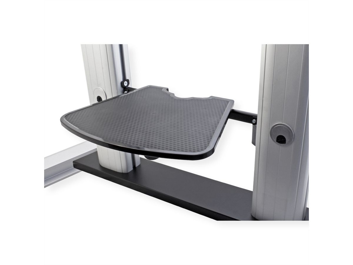 ROLINE LCD/TV Mobile Cart, up to 100 kg, silver