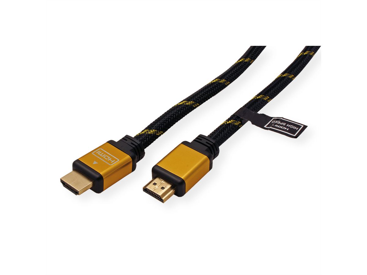 ROLINE GOLD HDMI High Speed Cable, M/M, 2 m