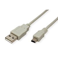 STANDARD USB 2.0 Cable, Type A - 5-Pin Mini, 1.8 m