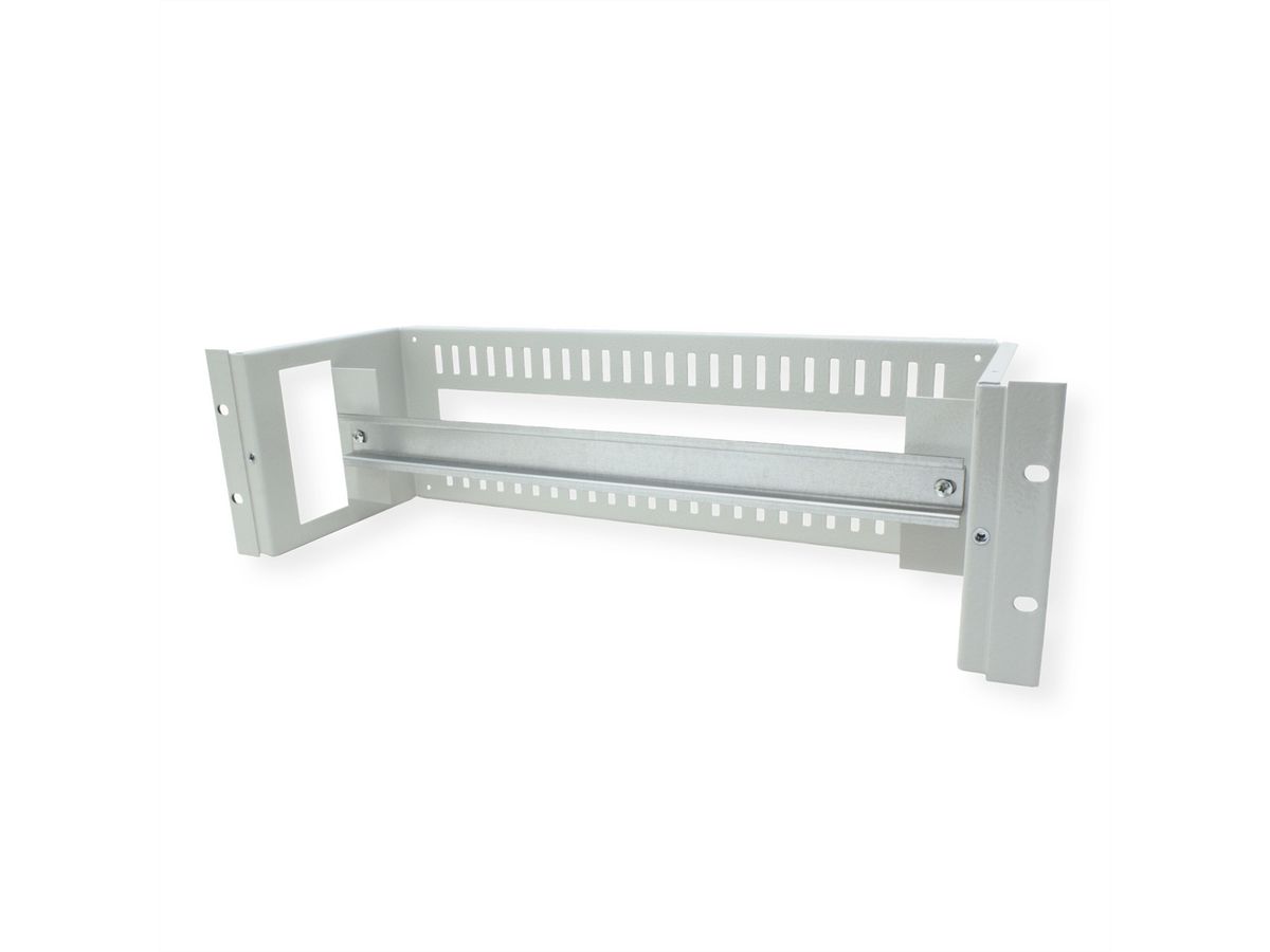 ROLINE 19-inch top-hat rail support 3 U, 133x482x123 HxWxD