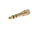 ROLINE GOLD Stereo Adapter 6.35 mm Male - 3.5 mm Female
