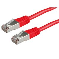 ROLINE SF/UTP Patch Cord Cat.5e (Class D), red, 0.5 m