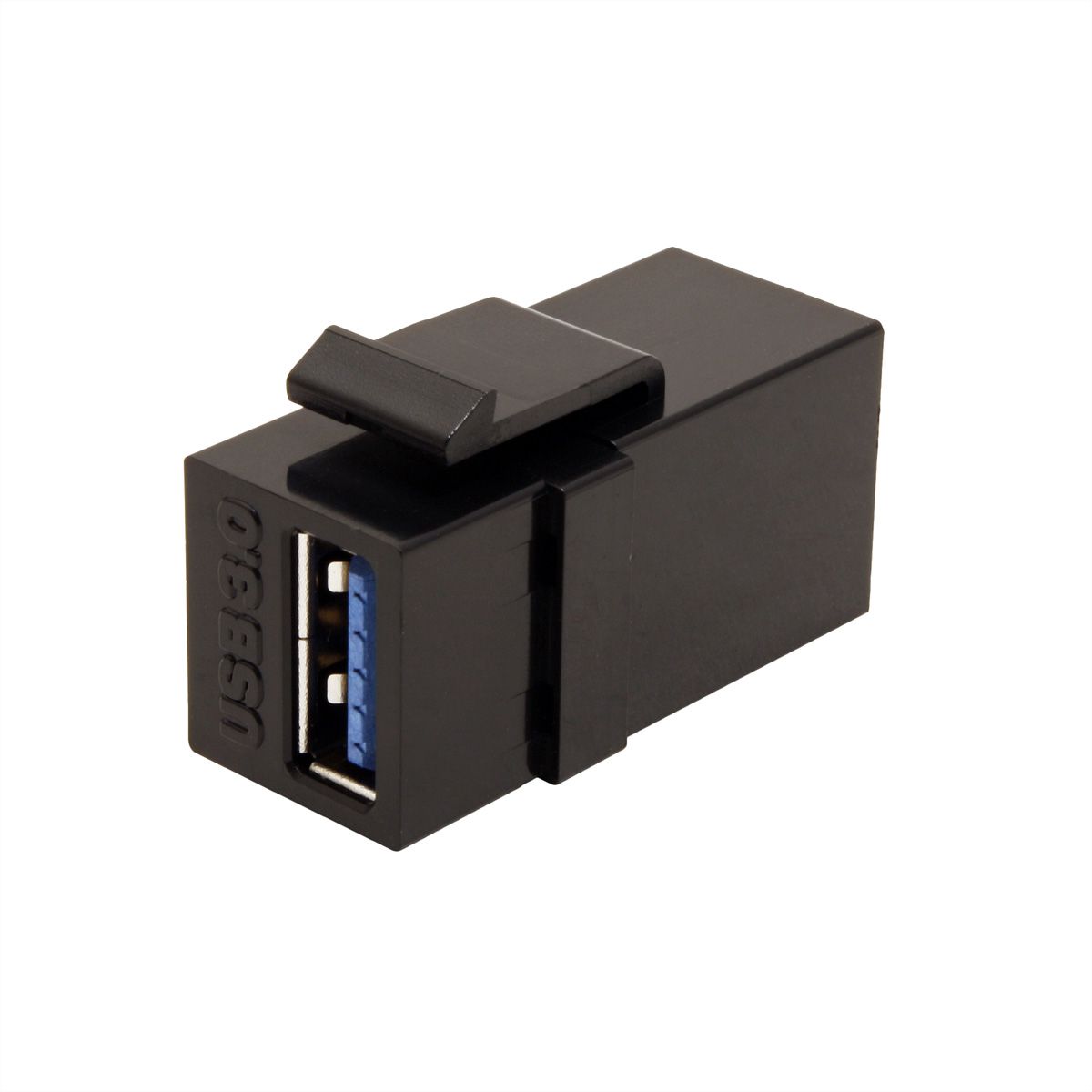 VALUE USB 3.2 Gen 1 Keystone Module, 1pc/set, black