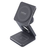 ROLINE 3-in-1 Wireless Foldable Charging Stand, for Samsung Devices