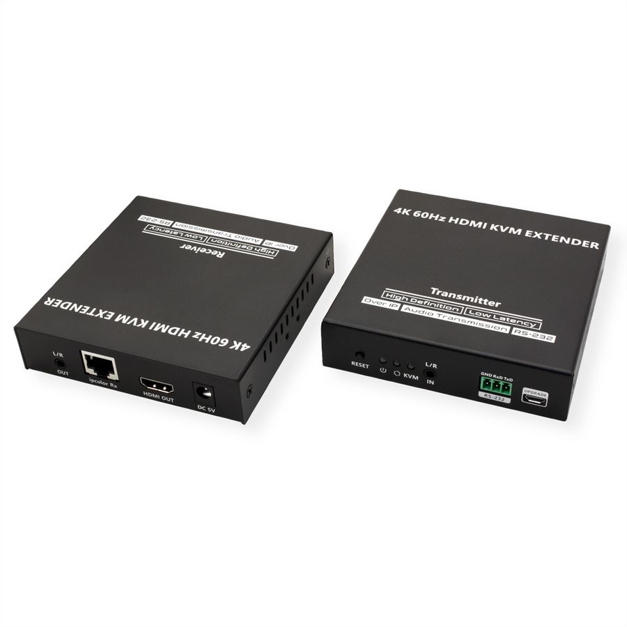 VALUE KVM Extender over Cat. 6/6A, HDMI, 4K@60Hz, max. 120m