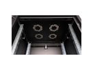 ROLINE 19-inch network cabinet Basic 22 U, 600x600 WxD Glass door black