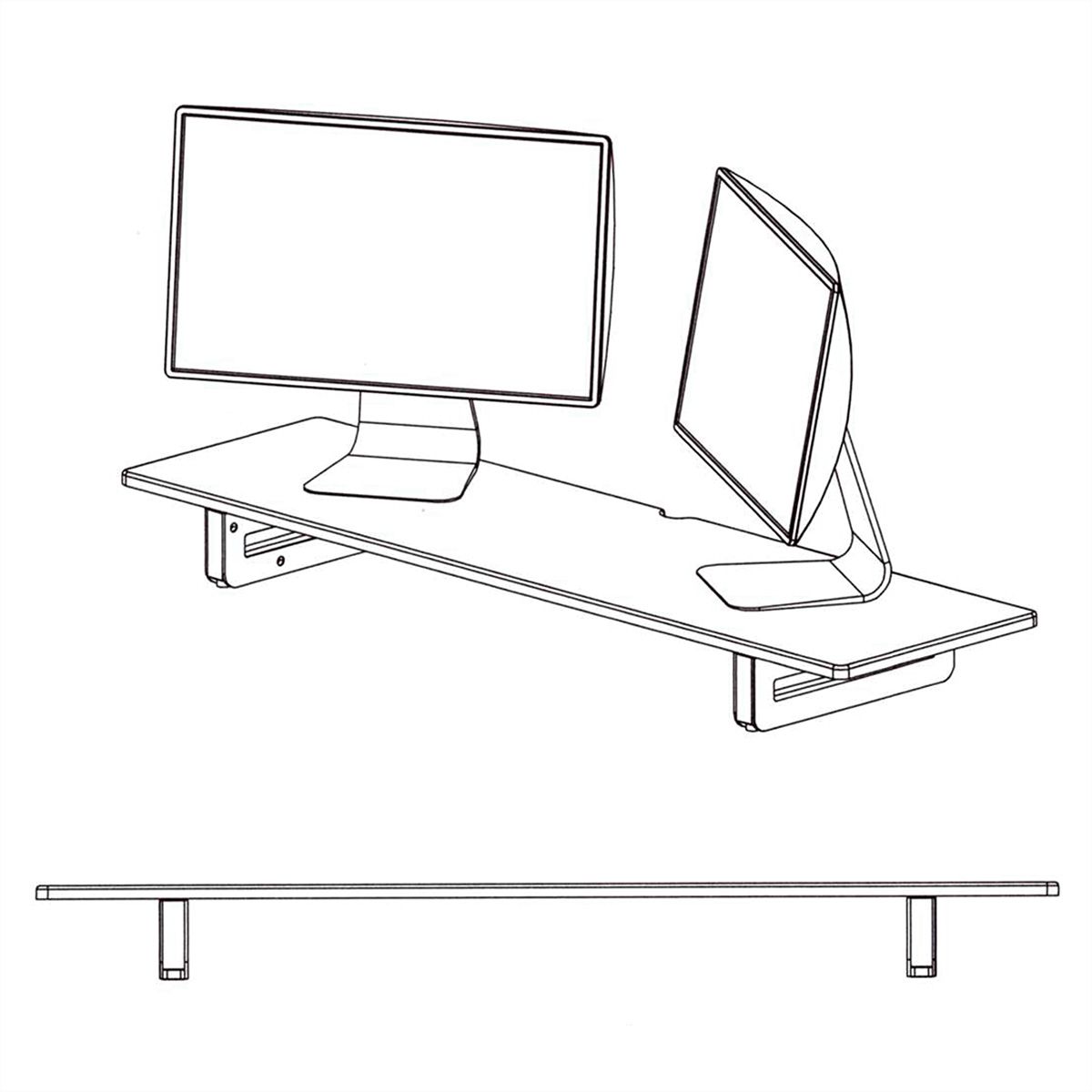 VALUE Height-adjustable Monitor/Laptop Stand, extra-large