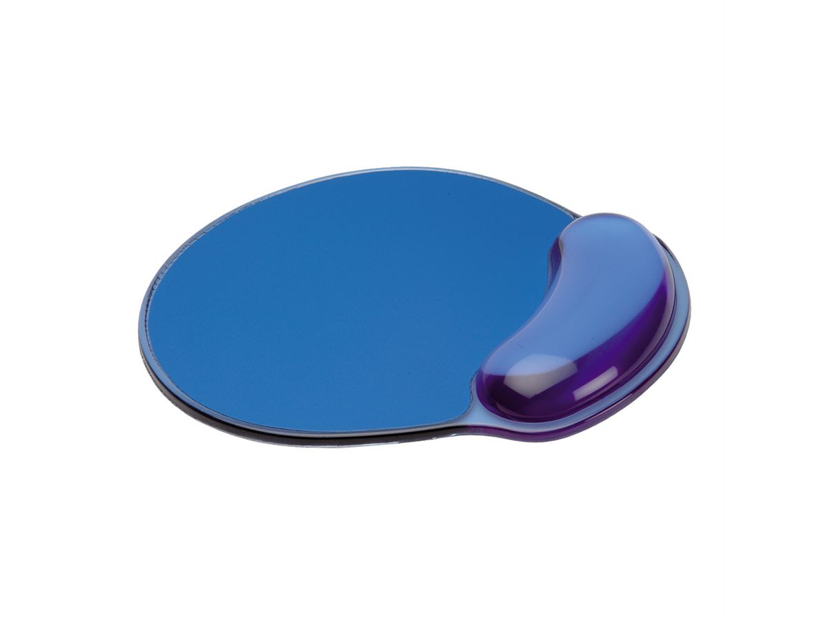 ROLINE Mousepad with Wristrest, blue