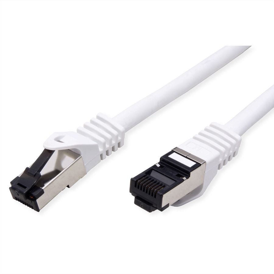VALUE S/FTP Patch Cord Cat.8 (Class I), stranded, LSOH, PoE, white, 2 m