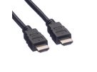 VALUE HDMI High Speed Cable, M/M, black, 1 m