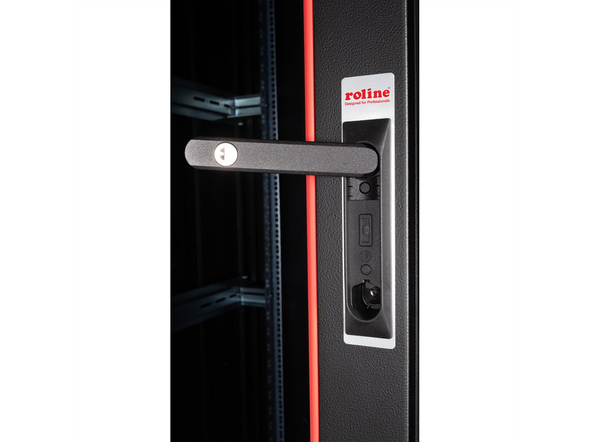 ROLINE 19-inch Network Cabinet Pro 42 U, 800x1000 WxD Glass door black