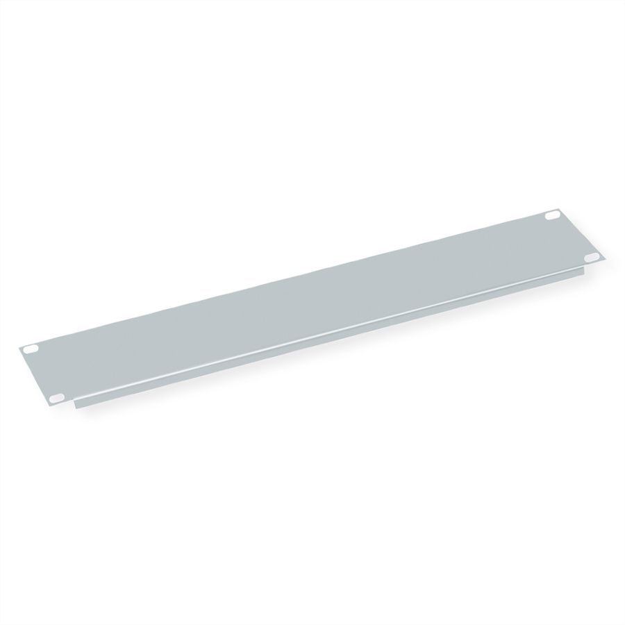 19" Blank Panel, 2U, Metal, grey