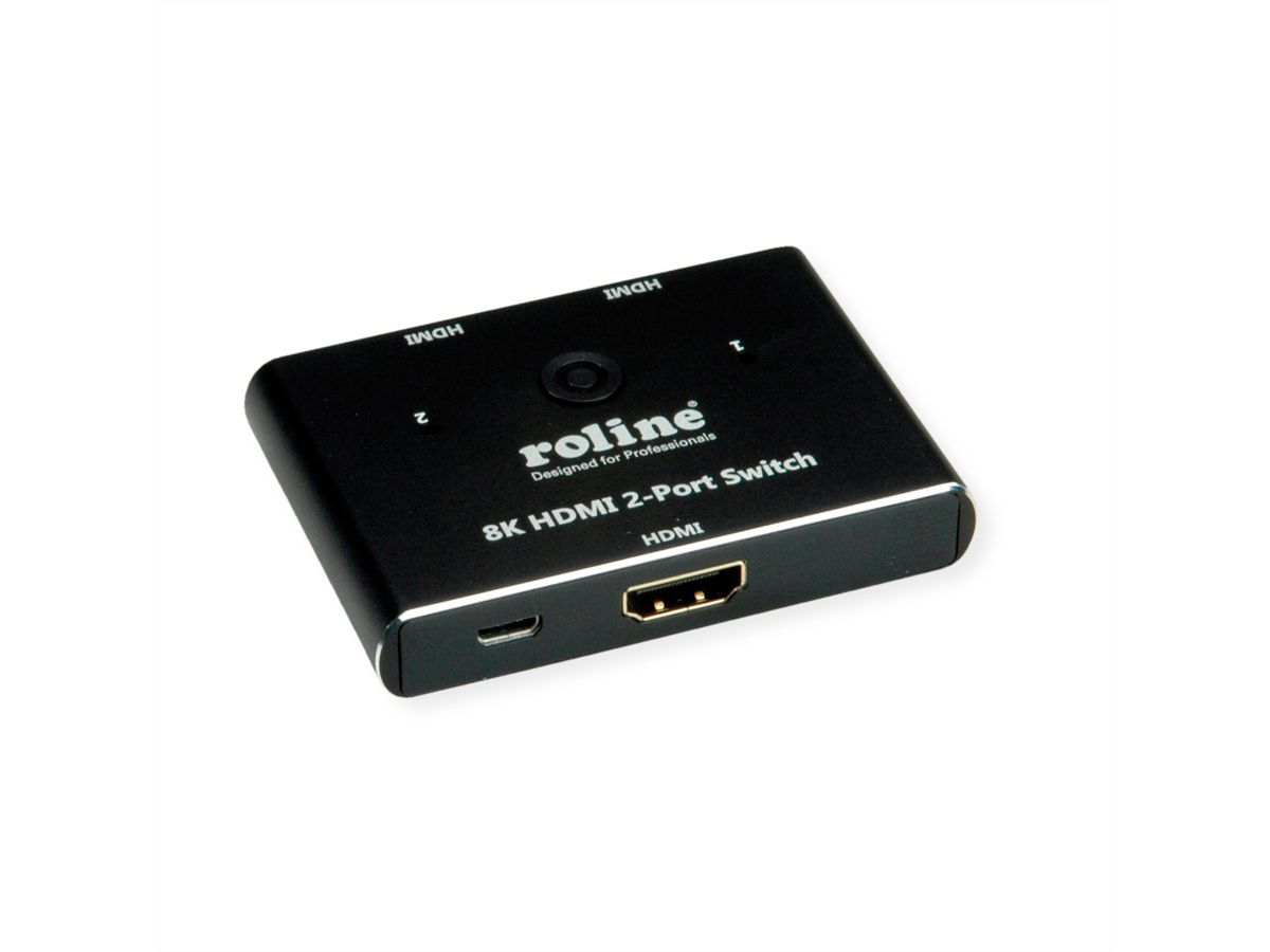 ROLINE 8K HDMI Switch, 2-ways