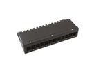 VALUE Keystone Module frame, 12 Ports, black