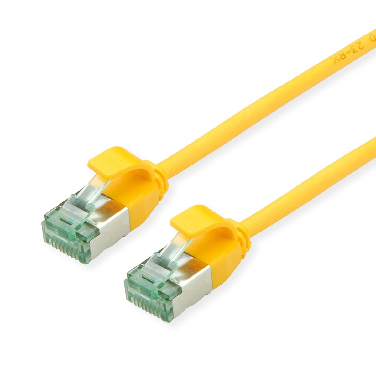 ROLINE RM U/FTP DataCenter Patch Cord Cat.6A (Class EA), slim, yellow, 1 m