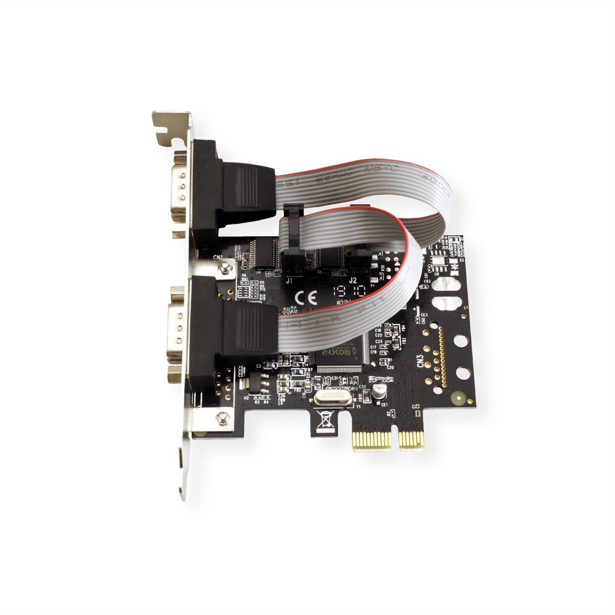 VALUE PCI-Express Adapter, 2x Serial RS232 D-Sub 9 Ports