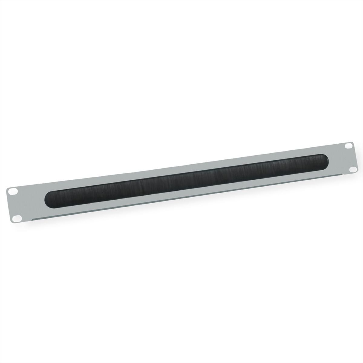 VALUE 19" Cable Entry 1U with Brush Seal, grey