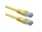 ROLINE S/FTP (PiMF) Patch Cord, Cat.6 (Class E), PoE, yellow, 5 m