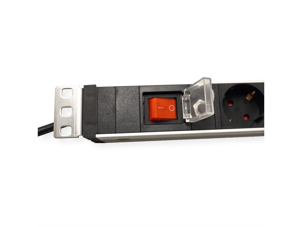 VALUE 19" PDU for Cabinets, 7x, 4000W, CEE 7/7 German Type Plug, 1.8 m