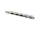 VALUE Cat.6A (Class EA) 19" Patch Panel, 24 Ports, shielded, grey