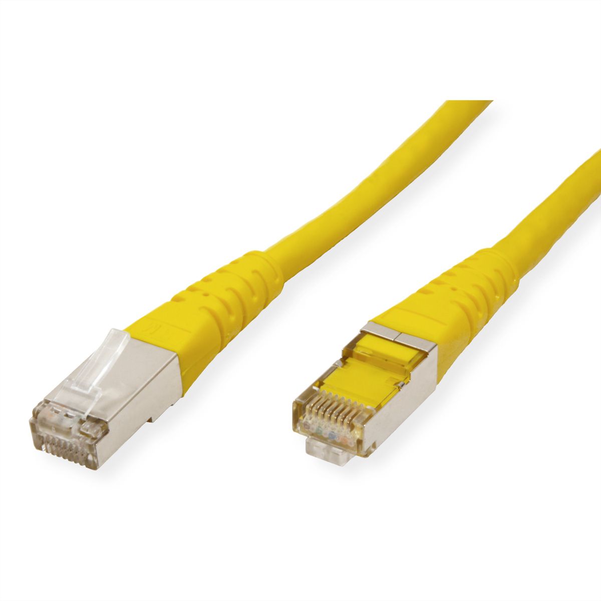 ROLINE S/FTP (PiMF) Patch Cord, Cat.6 (Class E), yellow, 0.3 m
