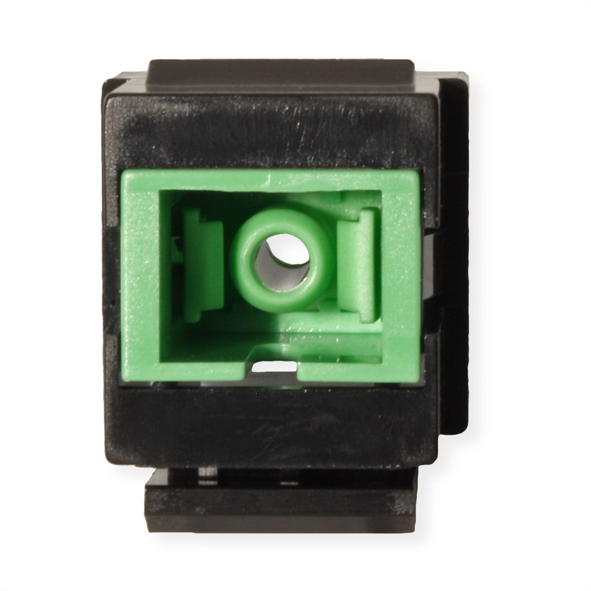 ROLINE Fiber Optic Keystone Jack, SC Simplex, Singlemode, OS2, APC