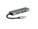 ROLINE USB Type C Docking Station, HDMI 4K30, 2x A USB 3.2 Gen 1, SD/MicroSD Card Reader