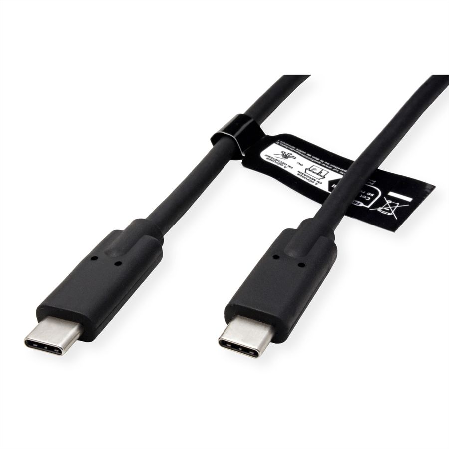 VALUE Cable USB4 Gen2x2, C–C, M/M, 4K UHD-1, 20Gbit/s, 100W, black, 2 m