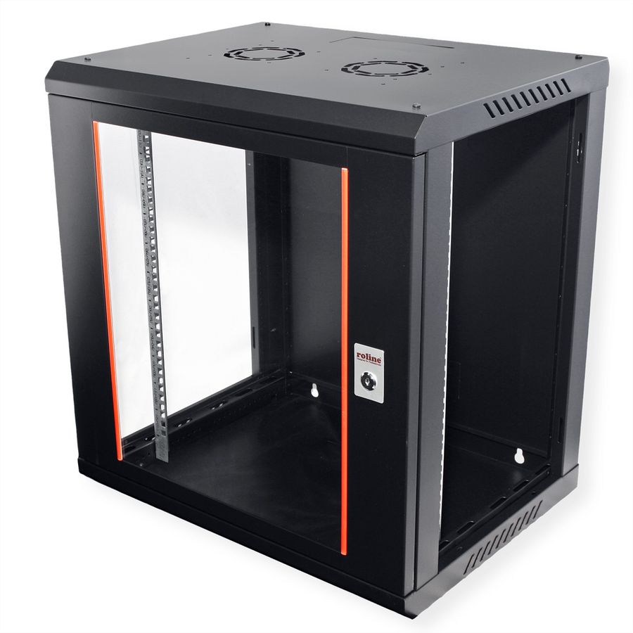 ROLINE 19" Wall Cabinet Basic Plus 12U, 600x450 BxT black