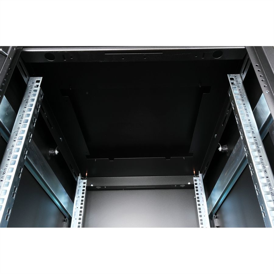 ROLINE 19-inch network cabinet Pro 22 U, 600x800 WxD glass door black