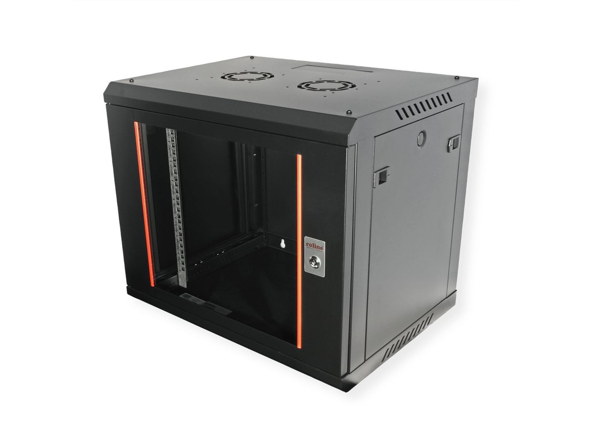 ROLINE 19" Wall Cabinet Basic Plus 9U, 600x450 BxT black