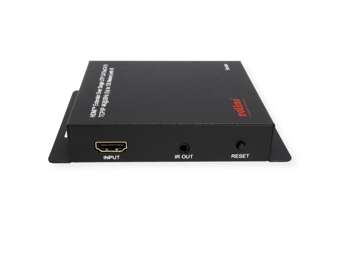 ROLINE HDMI over IP Extender, 4K30Hz, 120m, W/IR
