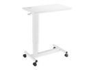 ROLINE Gas Spring Side Table / Workstation, height adjustable, white