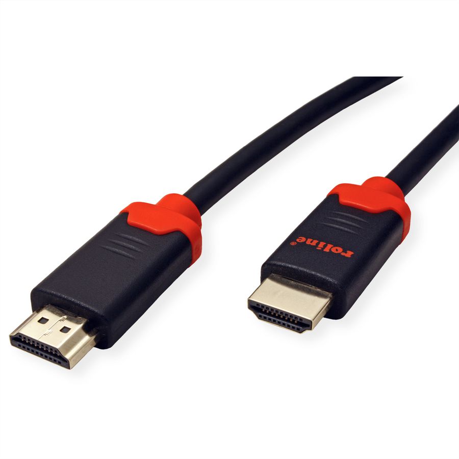 ROLINE HDMI 10K Ultra High Speed Cable, M/M, black, 2 m