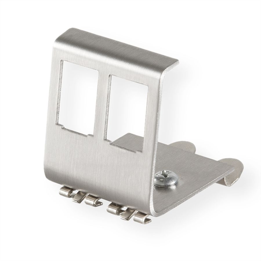 VALUE DIN Rail Adapter, empty, 2x Keystones