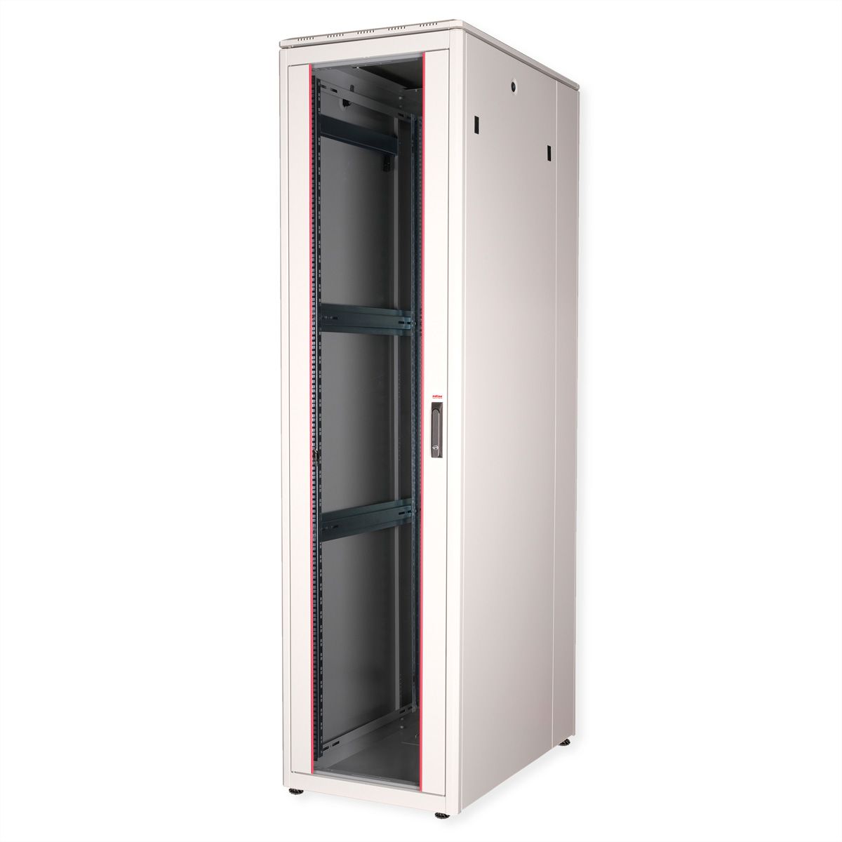 ROLINE 19-inch Network Cabinet Pro 47 U, 600x1000 WxD glass door grey