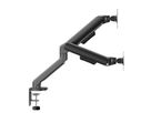 STANDARD Dual Monitor Arm, Mechanical Spring, 2x < 10 kg, < 81,3 cm (32"), black
