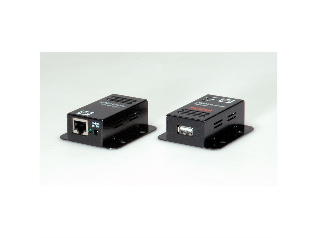 ROLINE USB 2.0 Extender over RJ-45, PoC, 1x USB, max. 50m