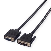 VALUE DVI Cable, DVI (18+5) - HD15, M/M, 2 m
