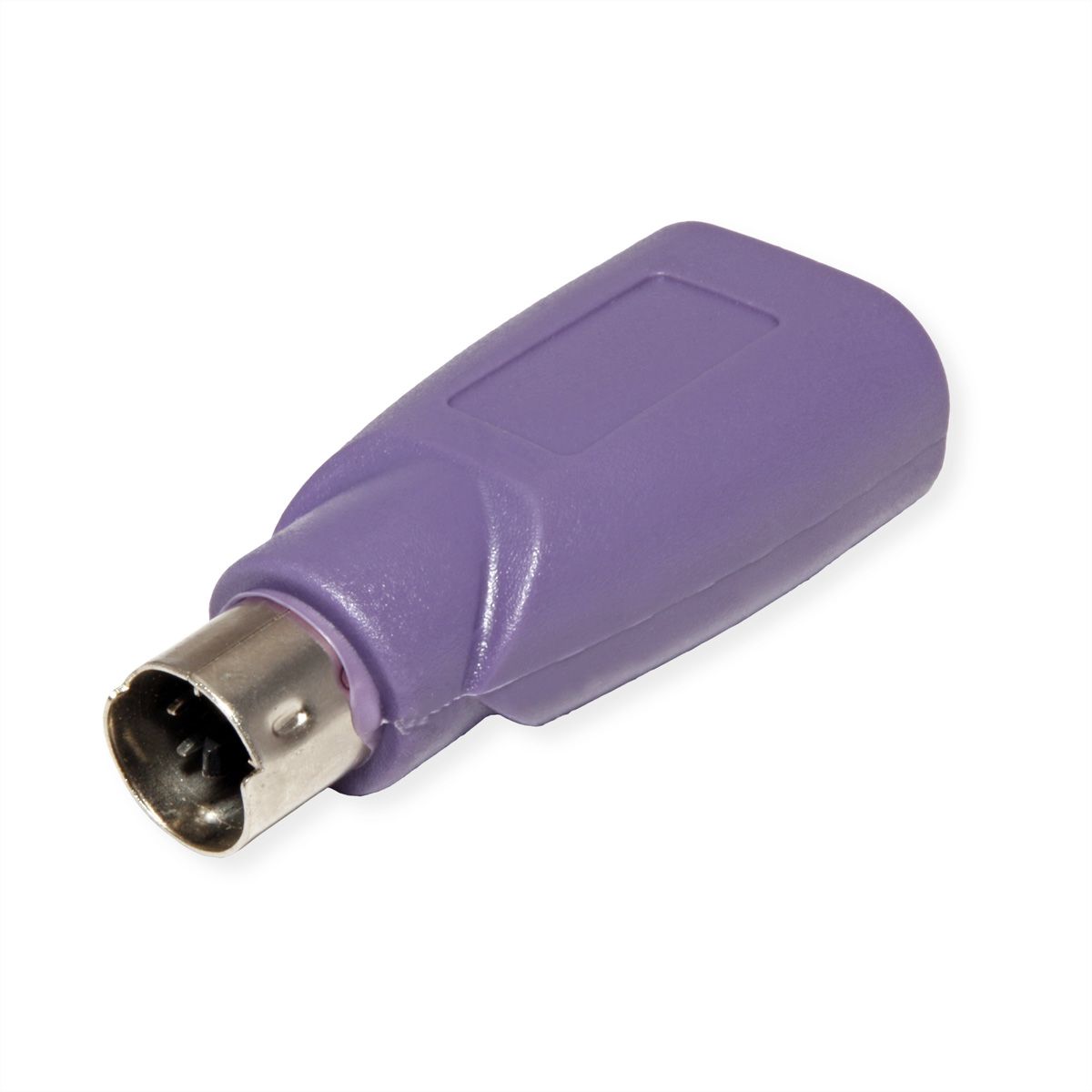 VALUE PS/2 to USB Adapter, Keyboard, purple