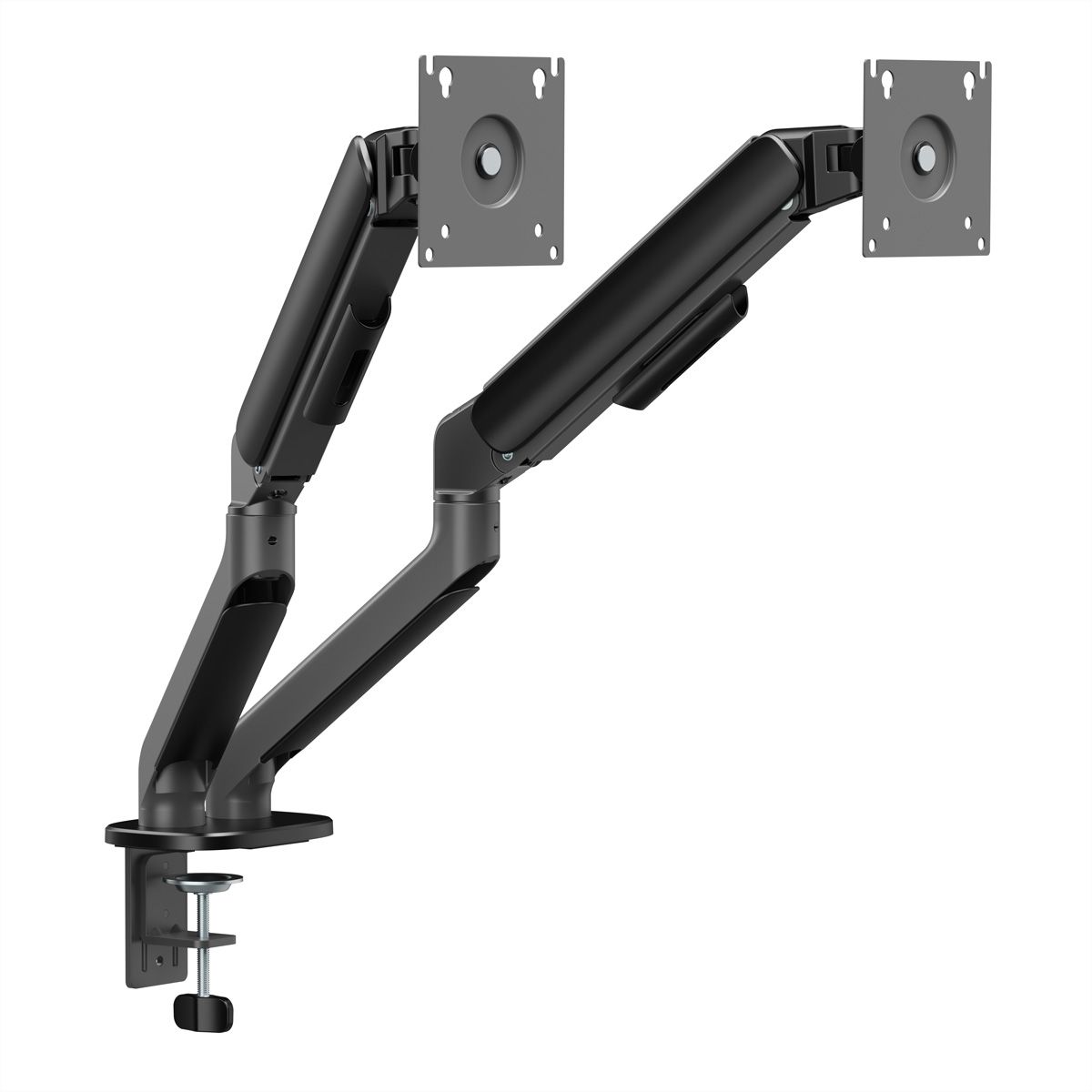 STANDARD Dual Monitor Arm, Mechanical Spring, 2x < 10 kg, < 81,3 cm (32"), black