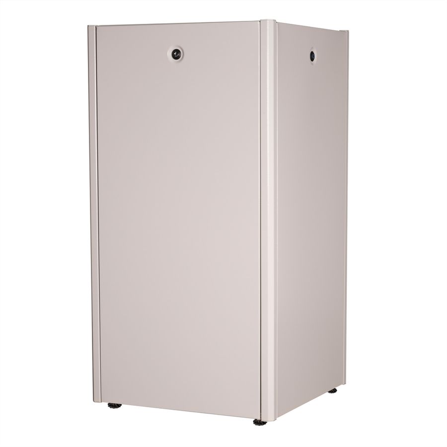 ROLINE 19-inch network cabinet Basic 22 U, 600x600 WxD glass door grey