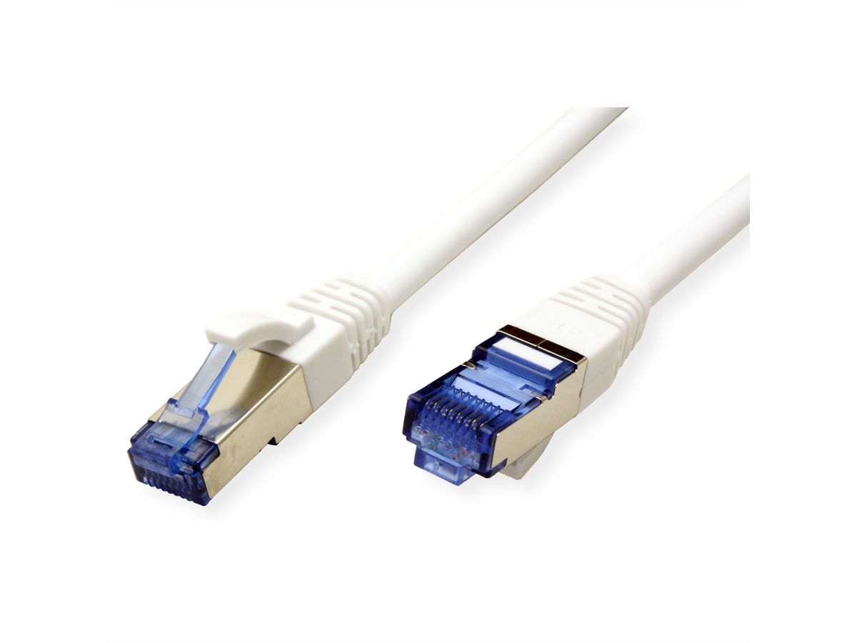 VALUE S/FTP Patch Cord Cat.6A (Class EA), white, 0.15 m