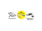 ROLINE USB 3.2 Gen 1 Type C cable, C-A, M/F, OTG, black, 0.15 m