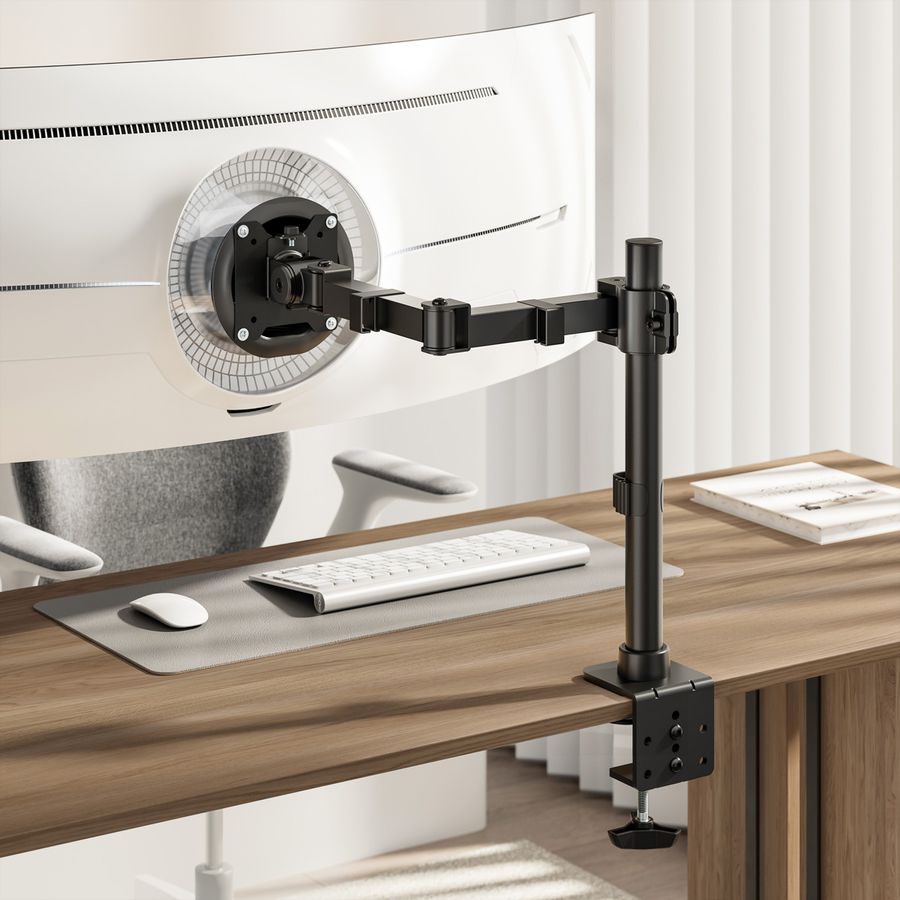 VALUE Monitor Arm, Pole-Mounted, < 124,46cm (49"), Heavy Duty < 20 kg