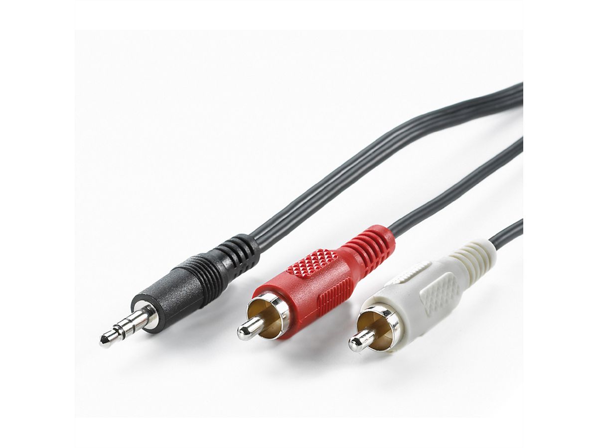 VALUE 3.5mm (M) - Cinch (2x M) Cable, 1.5 m