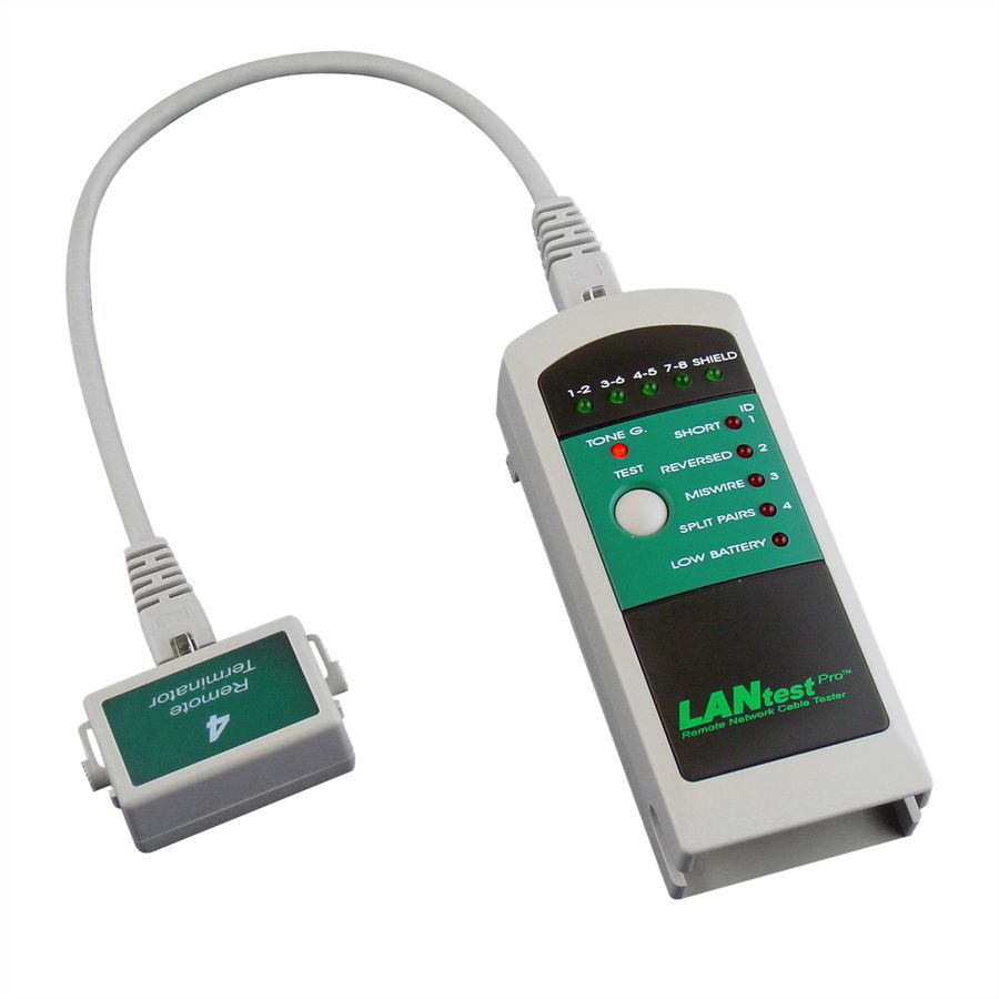 HOBBES LANtest Pro Cable Tester, incl. 4 Remotes
