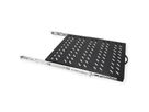 VALUE 19" 1U Extendable Sliding Shelf for Cabinets, 420 x 568 mm, max. load 25 kg